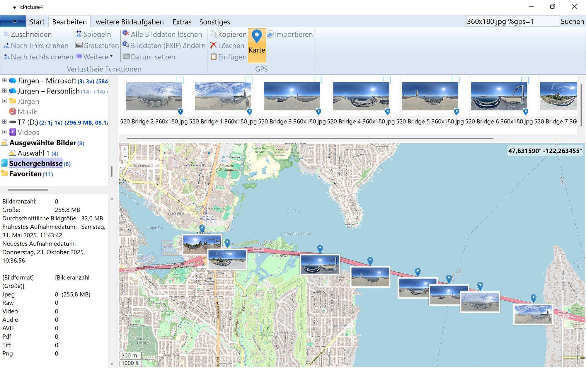 cPicture GPS map view